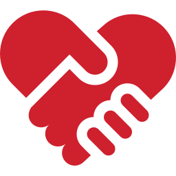 Ikon - hjerte med hender